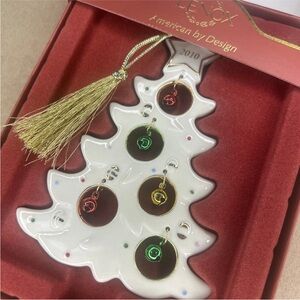 New In Box 2010 Lenox Jolly Jingle Christmas Tree Ornament With Bells